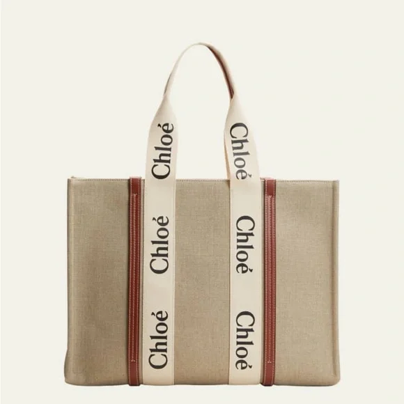 Chloe large Woody Tote - Picture 1 of 5